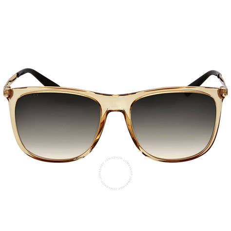 Gucci Green Gradient Beige Sunglasses GG 1129/S VKW/9K